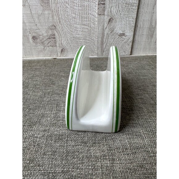 John Deere Vintage Gibson Ceramic Napkin Holder With Tractor Design - Picture 4 of 6